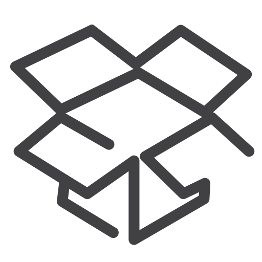 Dropbox, social media icon